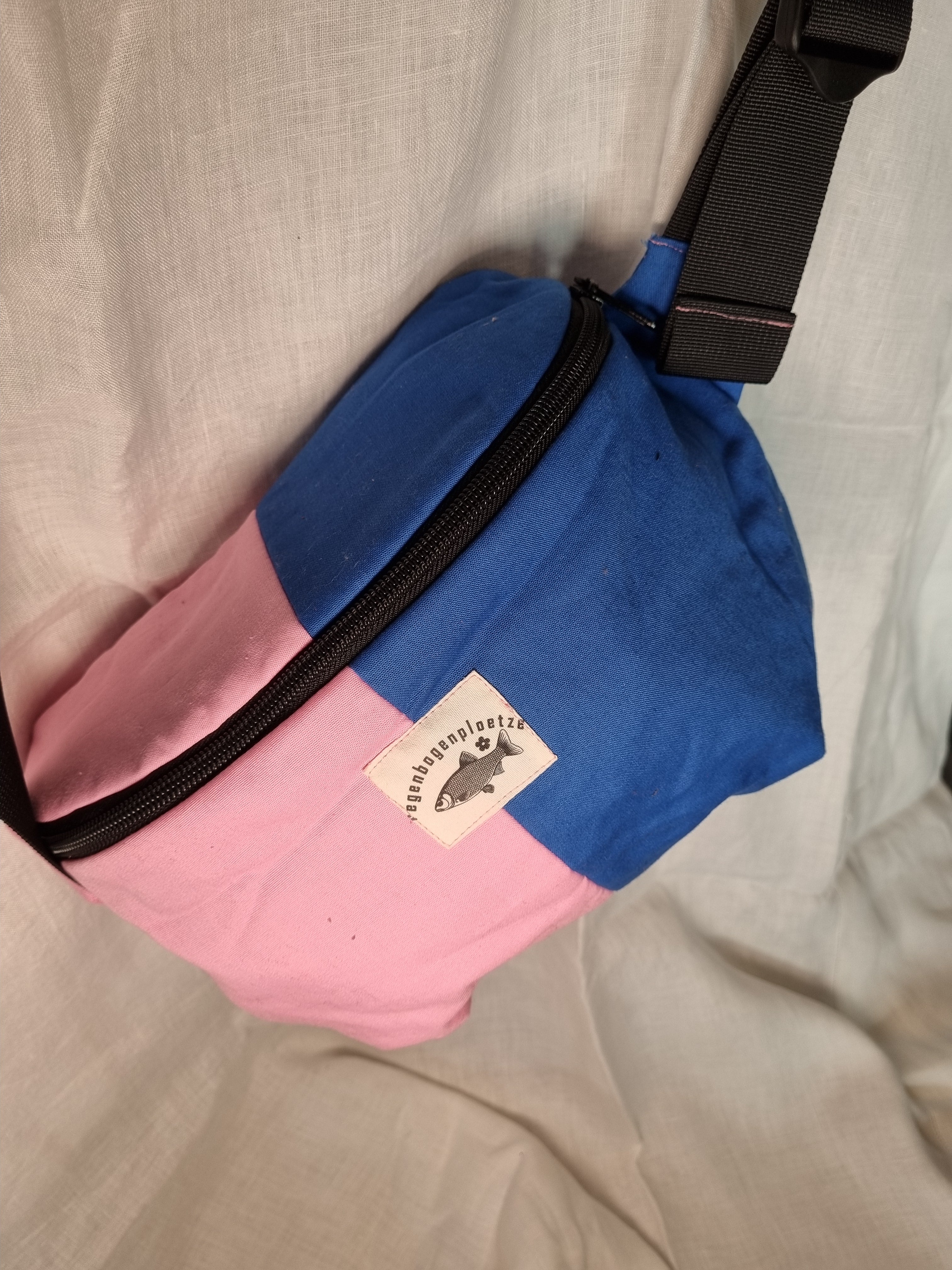 'Anna' Bauchtasche zweifarbig